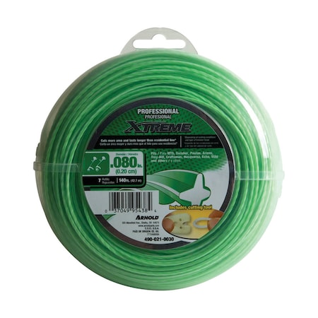 Arnold Arnold Xtreme Professional Grade 0.080 in. D X 140 ft. L Trimmer Line 490-021-0030